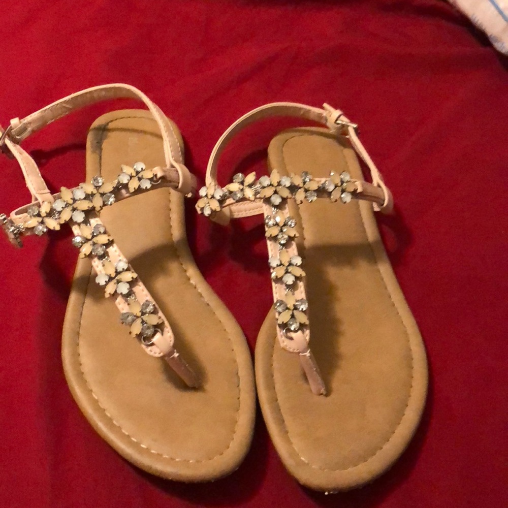 Nude sandals